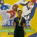 Atleta de Aparecida de Goiânia fatura o bronze na Copa do Brasil de Taekwondo.