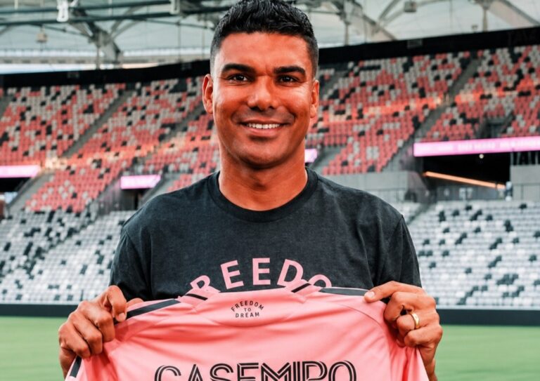Inter Miami anuncia Casemiro como reforço para atuar ao lado de Lionel Messi na MLS